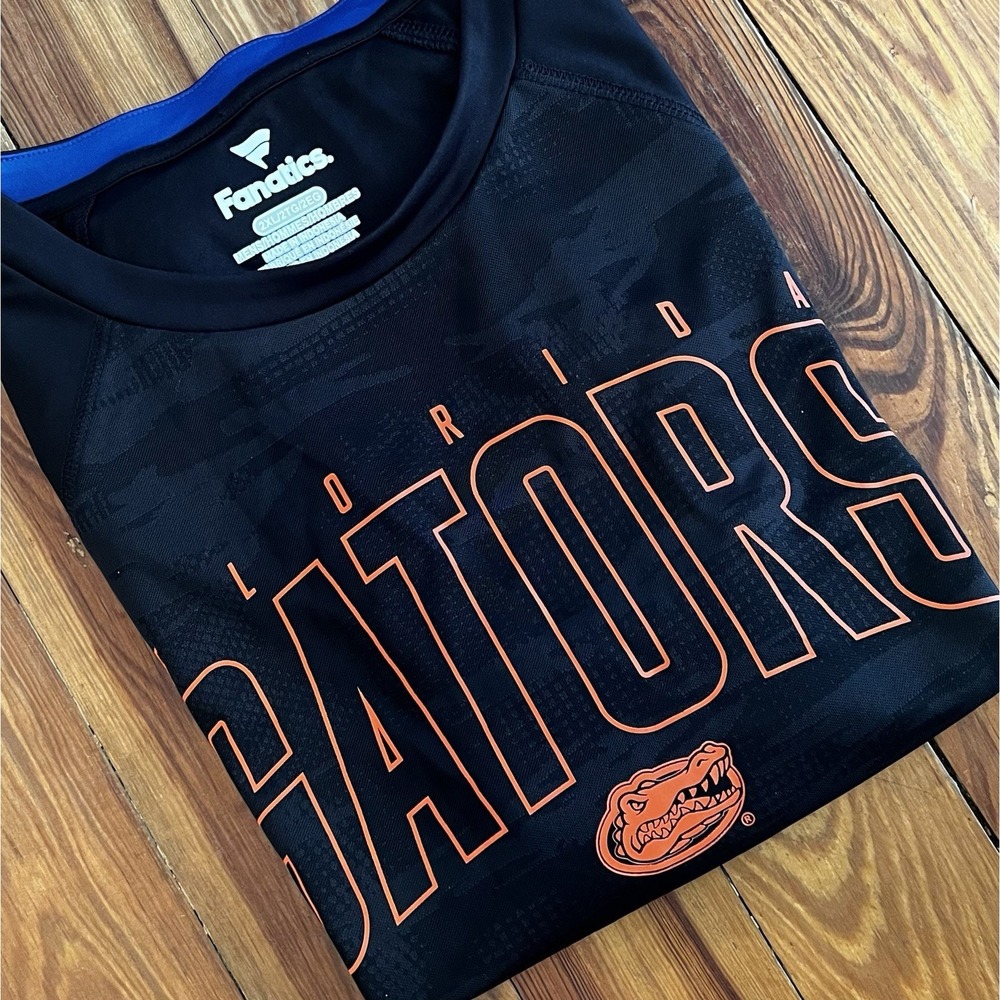 Fanatics Florida Gators Shirt Men's 2XL Black Camo Graphic Short Sleeve Tee‎